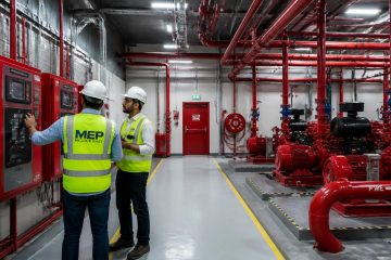 أنظمة مكافحة الحريق في مشروع تجاري بالمملكة العربية السعودية - Flow Lines