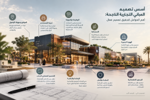 أسس تصميم المباني التجارية الناجحة: أهم العوامل لتحقيق تصميم فعال